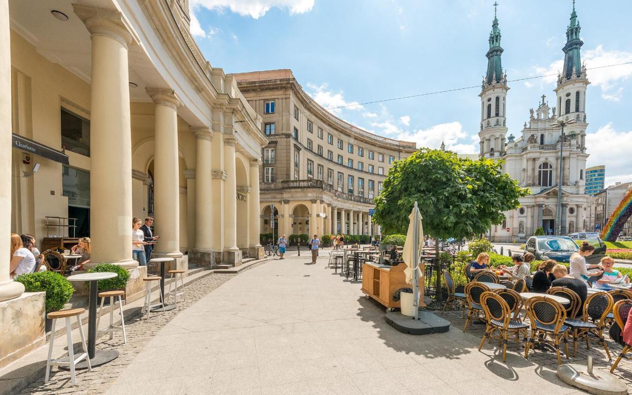 Zbawiciela Square P&O Serviced Apartments Warschau Exterior foto